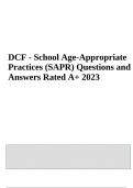 DCF FL Child Care (UDAP) Exam Questions With Answers Latest 2024, DCF Special Needs Appropriate Practices (SNP) Exam With Answers, DCF FL Child Care (CGDR) Exam Questions With Answers & DCF School Age-Appropriate Practices (SAPR) Exam Questions and Answer