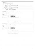 BIO 201 Topic 7 TEST Questions and Answers A&P Straighterline