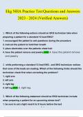 NHA EKG Practice Test Questions and Answers 2023 - 2024 (Verified Answers)