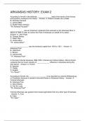 Arkansas History- Exam 1/Arkansas History: Exam 2/Arkansas History exam 3/ARKANSAS HISTORY TEST 4/Arkansas History Exam 4/Arkansas History: Exam 5/arkansas history final exam/Arkansas History Final Exam Study Guide