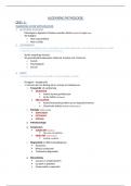 Samenvatting module 6: Algemene pathologie: deel neuro-, pneumo-, ortho-, nefro- en urologie