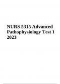 NURS 5315 Advanced Pathophysiology Final Exam Questions With Answers | Latest Update  GRADED