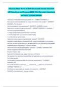 Arkansas State Board of Embalmers and Funeral Directors LRR Questions and Answers 2023-2024 Complete Questions and 100% verified answers