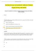 Test bank For Brunner & Suddarth's Textbook of Medical-Surgical Nursing 15th Edition by Janice Hinkle | 2023/2024 | 9781975161033 | Chapter 1-68 | Complete Questions and Verified Answers A+