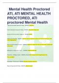 Mental Health Proctored ATI, ATI MENTAL HEALTH PROCTORED, ATI proctored Mental Health  Wernicke-Korsakoff Expected Finding - ANSWER_Confusion Heroin Intoxication Expected Finding - ANSWER_Respiratory