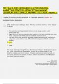  TEST-BANK-FOR-CONSUMER-BEHAVIOR-BUILDING-MARKETING-STRATEGY-12TH-EDITION-HAWKINS QUESTIONS AND CORRECT ANSWERS 2023-2024 chapter 2)