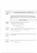 WGU C214 Financial Management Overview Calculation Quiz with Solutions 2023/24