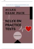 NCLEX RN 2023 NCSBN EXAM QUESTIONS AND VERIFIED ANSWERS 