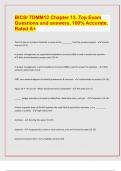 BICSI TDMM12 Chapter 13. Top Exam Questions and answers, 100% Accurate. Rated A+