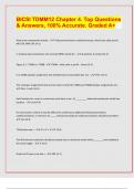 BICSI TDMM12 Chapter 4. Top Questions & Answers, 100% Accurate. Graded A+