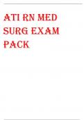 ATI RN MED  SURG EXAM  PACK