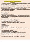 Relias Exam : Basic Pain Management (Hospice) 1. Which of the following is FALSE regarding tricyclic antidepressants (TCAs) and their management of neuropathic pain? 1 Cardiac conduction abnormalities limit their use in patients with arrhythmias 2 SSRIs h