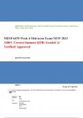 NRNP 6670 Week 6 Mid-term Exam NEW 2023-2024 (100% Correct Summer QTR) Graded A/ Verified/ Approved 