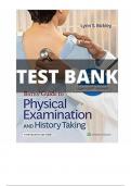 Bates' Guide to Physical Examination and History Taking ,13th Edition(2023,Bickley) Test Bank