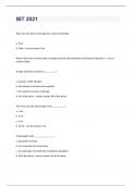 IBT 2021 question n answers updated to pass