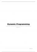 Dynamic Programming