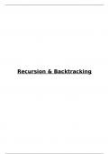 Recursion & Backtracking