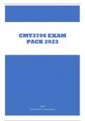 CMY3706 EXAM PACK 2023.