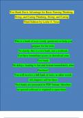 Test Bank for Davis Advantage Basic Nursing: Thinking, Doing, and Caring 3rd Edition By Leslie S. Treas;  Chapter 1 - 41 Complete