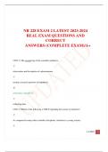 2023 NR 228   latest updated exam questions with 100% correct answers 