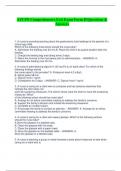 ATI PN Comprehensive Exit Exam Form B/Questions &  Answers            1. A nurse is providing teaching about the gastrostomy tube feedings to the parents of a school age child.  Which of the following instructions should the nurse take?  A. Administer the