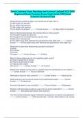 Dental Assistant Exam Questions and Answers Updated 2023-2024/  Registered Dental Assistant Exam Study Guide/ MN Dental  Assistant Licensure Exam