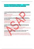 ATI PN COMPREHENSIVE PREDICTOR 2022 RETAKE GUIDE RATED A+	    1.	A nurse in a long term care facility notices a client who has alzheimers disease standing at the exit doors at the end of the hallway. The clients appears to be anxious and agitated. Which o