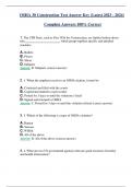 OSHA 30 Construction Test Answer Key (Latest 2023 - 2024) Complete Answers 100% Correct