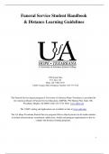 Funeral Service Student Handbook  & Distance Learning Guidelines           2500 South Main  P. O. Box 140  Hope, AR 71802-0140  UAHT Campus Main Telephone Number: 870-777-5722        The Funeral Service degree program at University of Arkansas Hope-Texark