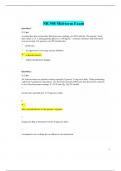 NR508 Week 4 Midterm Exam (5 Versions, Updated-2023-2024) / NR 508 Week 4 Midterm Exam / NR508 Midterm Exam: Chamberlain College of Nursing 