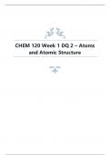 CHEM 120 Week 5 Discussion Question 1 and 2– Organic Molecules 1 & 2.