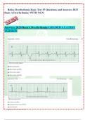 Relias Dysrhythmia Basic Test Answers 2023 Dysrhythmia – Basic A ( A+ GRADED 100% VERIFIED) 2023 NEW Relias Dysrhythmia Basic Test 35 Questions and Answers 2023 (Basic A Dysrhythmia) WITH NGN Answers 2023(BasicADysrhythmia) GRADED A LATEST