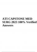 ATI CAPSTONE MED SURG EXAM QUESTIONS WITH ANSWERS 2023/2024 | LATEST GRADED