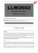 LLW2602 Assignment 1 (Semester 1) - Due: 7 March 2024