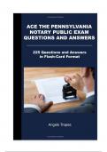 PA NOTARY EXAM TEST FILES V1,V2,V3,V4,V5,V6,V7,V8  WITH 100% VERIFIED ANSWERS BUNDLED ALL TOGETHER!!!A+ GRADED ACTUAL EXAMS 2023/2024