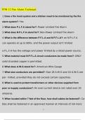 TFM 12 Fire Alarm Technical Questions and Answers Latest (2023 / 2024) (Verified Answers)