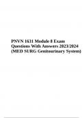 PNVN 1631 (MED SURG 1) Exam Questions With Answers | PNVN 1631  Exam Prep Questions with Answers | PNVN 1631 MED SURG 1 Quiz 2: Exam Questions with Answers & PNVN 1631 Final Exam Questions With Answers Latest Update 2024-2025 (Graded A+)