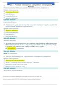  ECO 365 Wk 4 - Practice: Monopolistic Competition and Oligopoly Module (All Answers are Correct)