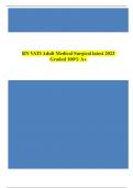 2023 RN VATI Adult Medical Surgical latest 2023  Graded 100% A+