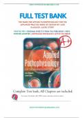 Test Bank - Applied Pathophysiology For The Advanced Practice Nurse 1st Edition By Dlugasch, Story