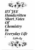 IIT JEE Short Notes