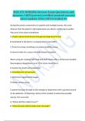 NGN ATI NURSING Review Exam Questions and answers 100%correct/verified assured success latest update 2023/2024 Graded A+