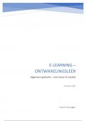 Samenvatting - E-learning Ontwikkelingsleer (Instructeur B Voetbal)