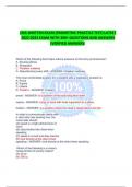 CNA WRITTEN EXAM (PROMETRIC PRACTICE TEST) LATEST 2022-2023 EXAM WITH 300+ QUESTIONS AND ANSWERS (VERIFIED ANSWERS)