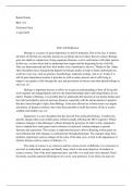 Bio 1111 class reflection essay 