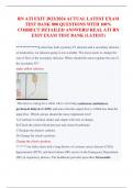 RN ATI EXIT 2023/2024 ACTUAL LATEST EXAM  TEST BANK 800 QUESTIONS WITH 100%  CORRECT DETAILED ANSWERS/ REAL ATI RN  EXIT EXAM TEST BANK (LATEST)