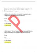 REGIS NU650/NU 650 Week 15 NEWEST 2023-2024 ACTUAL TEST 150  QUESTIONS AND CORRECT DETAILED ANSWERS WITH RATIONALES|ALREADY GRADED A