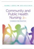 COMMUNITY AND PUBLIC HEALTH NURSING 3RD EDITION DEMARCO WALSH TEST BANK