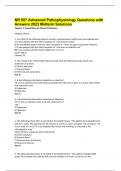 Fin 370 Final Exam Questions with Answers GRADED A+