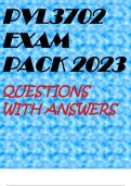 PVL3702 EXAM PACK 2023